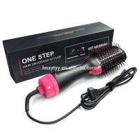 Professional Plastic Hot Air Hair Comb for curly/ straight hair dryer machine