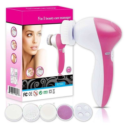 Super 5in1 Electric Facial Cleaning Brush Device Sonic Face Cleansing Brush