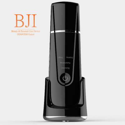 BJI Sales11 USS017 Wireless Charging EMS Facial Ultrasonic Skin Scrubber